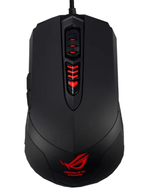 ASUS ROG GX860 עכבר באזארד שחור USB 2025