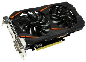 GIGABYTE GeForce GTX 1060 1582Mhz PCI-E 3.0 3072Mb 8008Mhz 192 bit 2xDVI HDMI HDCP כרטיס