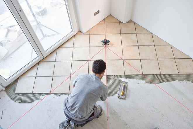 laser level for tiles