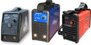 three welding machines