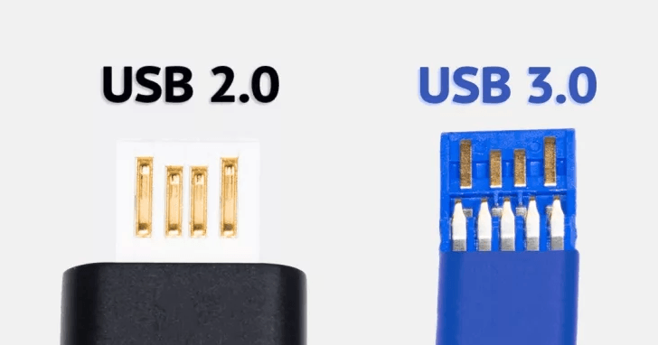 מחברי כונן הבזק מסוג USB 2.0 ו- 3.0