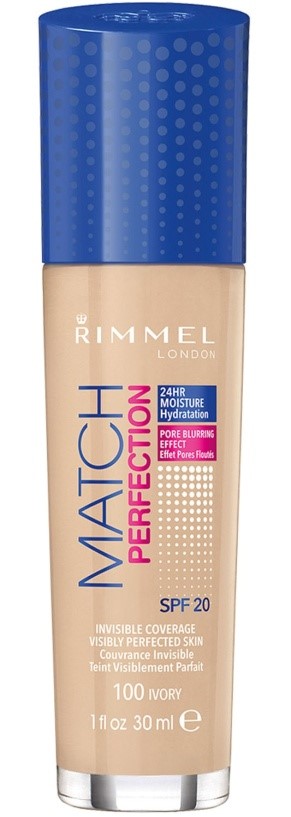 Бюджетна фондация Rimmel Match Perfection Foundation