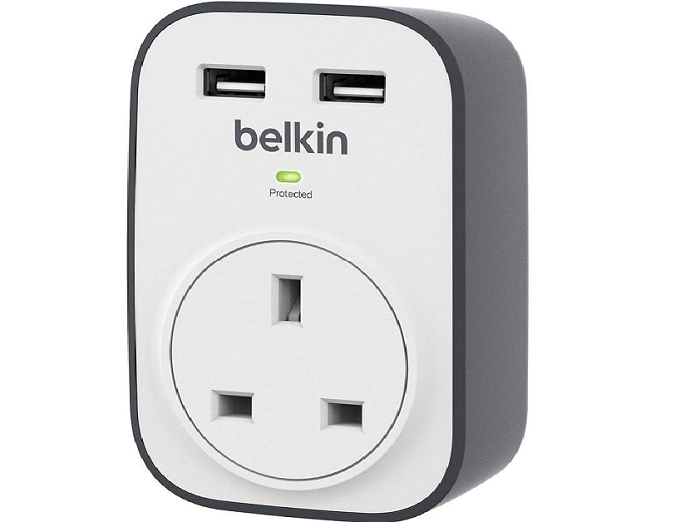 Протектор за пренапрежение с USB Belkin Surge Protectors BSV103