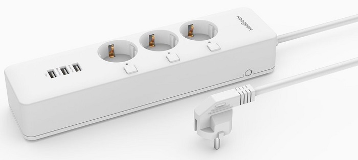 Защита от пренапрежение за интелигентен дом Koogeek Smart Outlet O1EU