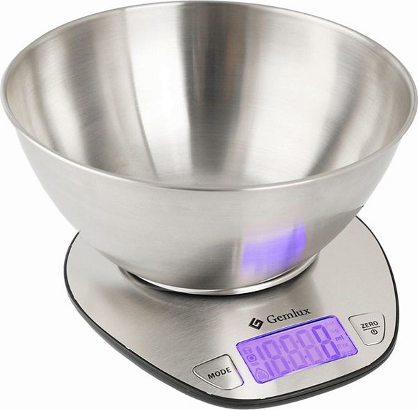 kitchen scale model with bowl Gemlux GL-KS5SB h