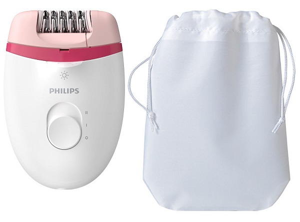 Inexpensive epilators for body, legs and bikini area Philips BRE255 Satinelle Essential